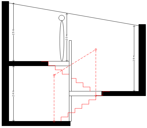 3d näkymä pieneen omakotitaloon